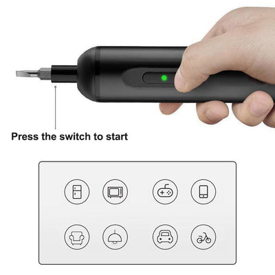 3.6V Rechargeable Electric Screwdriver Kit With Accessories Set