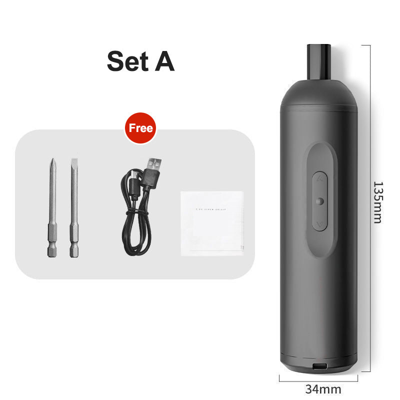 3.6V Rechargeable Electric Screwdriver Kit With Accessories Set