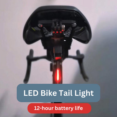 LED Bike Tail Light Rechargeable Waterproof Safety Rear Light