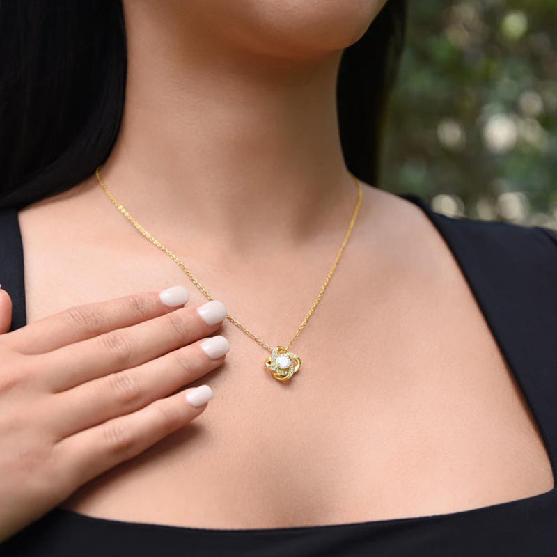 To My Love Necklace With Real Rose Romantic Gift For Her