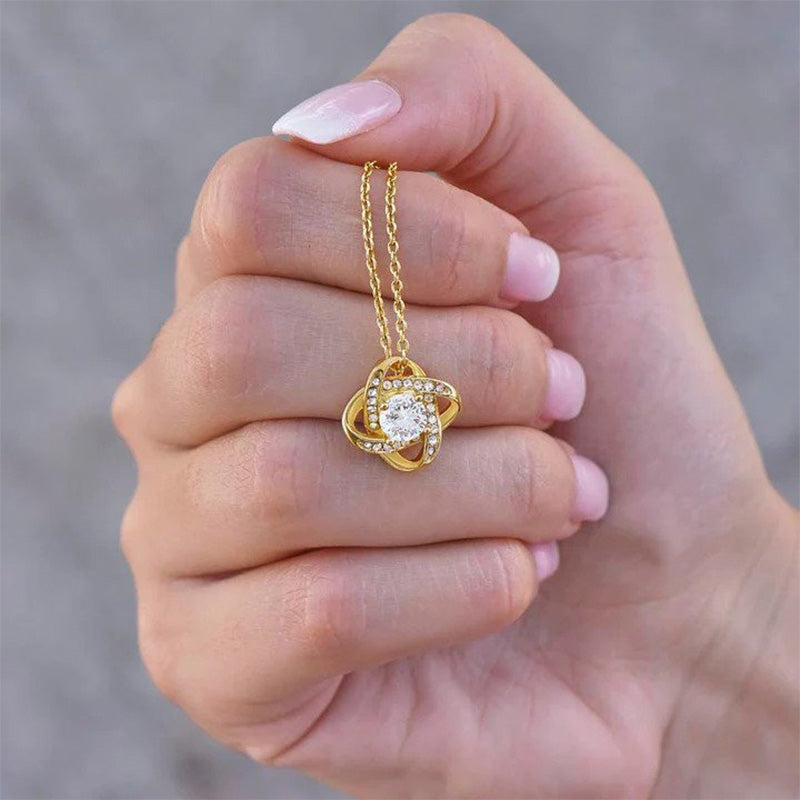 To My Love Necklace With Real Rose Romantic Gift For Her