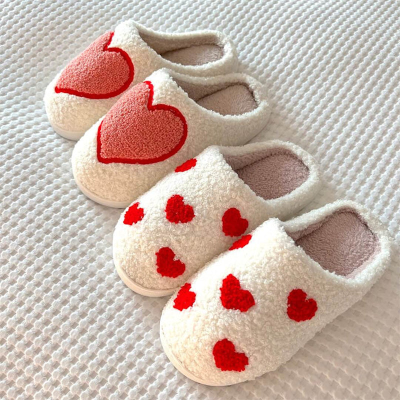 Indoor Plush Slippers For Couples Anti Slip Cozy Soft Footwear