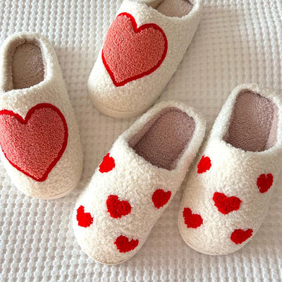 Indoor Plush Slippers For Couples Anti Slip Cozy Soft Footwear