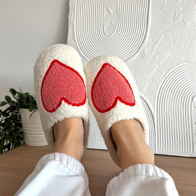 Indoor Plush Slippers For Couples Anti Slip Cozy Soft Footwear