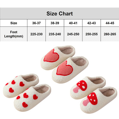 Indoor Plush Slippers For Couples Anti Slip Cozy Soft Footwear