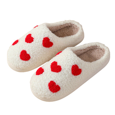 Indoor Plush Slippers For Couples Anti Slip Cozy Soft Footwear