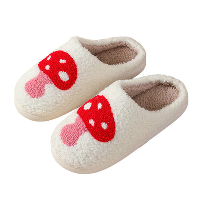 Indoor Plush Slippers For Couples Anti Slip Cozy Soft Footwear