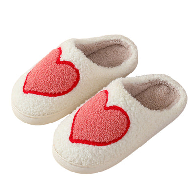 Indoor Plush Slippers For Couples Anti Slip Cozy Soft Footwear