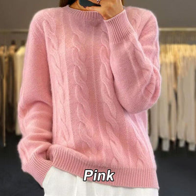 Women's Vintage Sweater Elegant Cathy Soft Knit Pullover