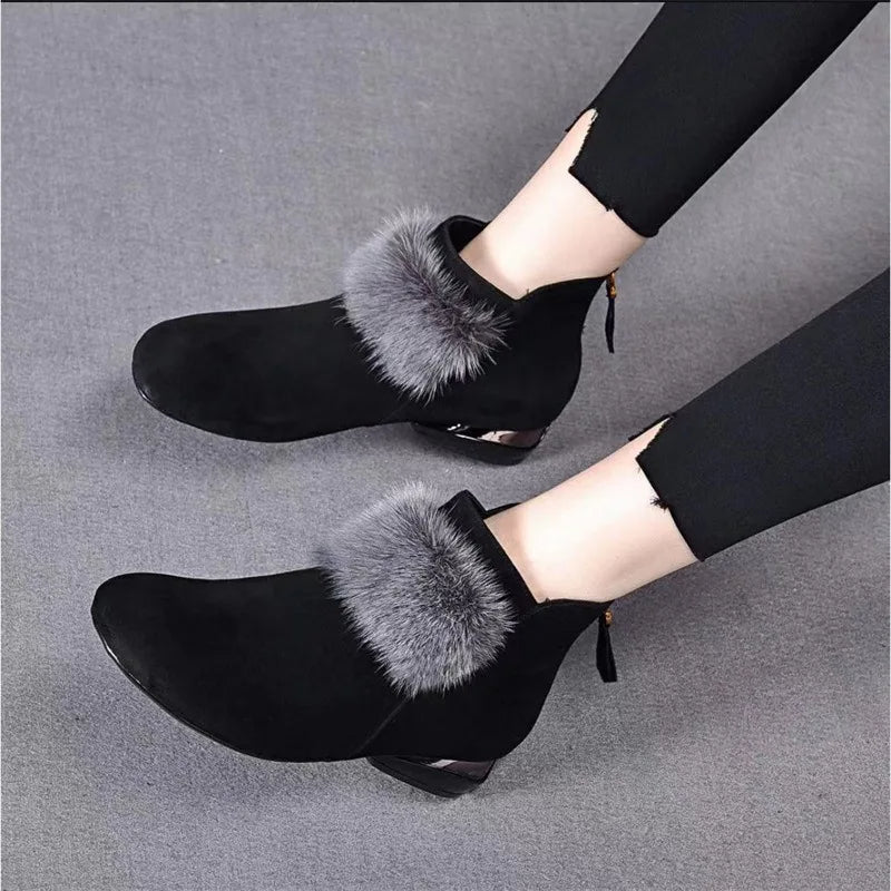 Non-Slip Ankle Boots For Women Stylish Comfortable Winter Footwear