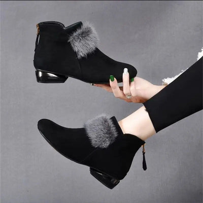 Non-Slip Ankle Boots For Women Stylish Comfortable Winter Footwear