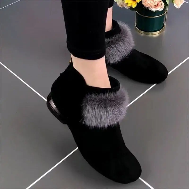 Non-Slip Ankle Boots For Women Stylish Comfortable Winter Footwear