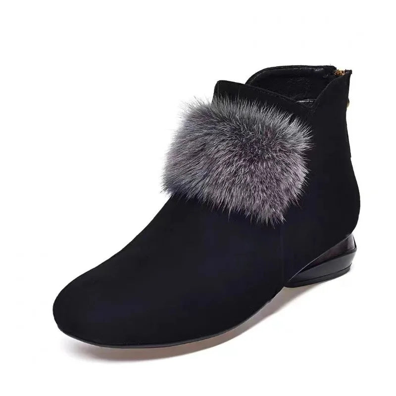 Non-Slip Ankle Boots For Women Stylish Comfortable Winter Footwear