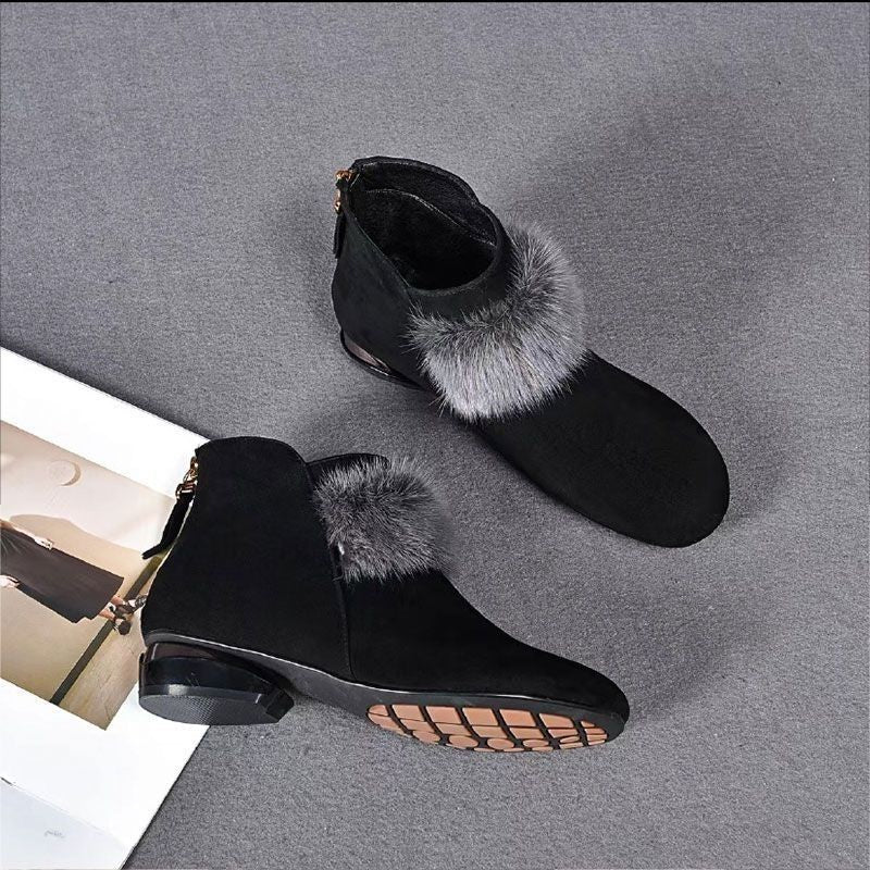 Non-Slip Ankle Boots For Women Stylish Comfortable Winter Footwear