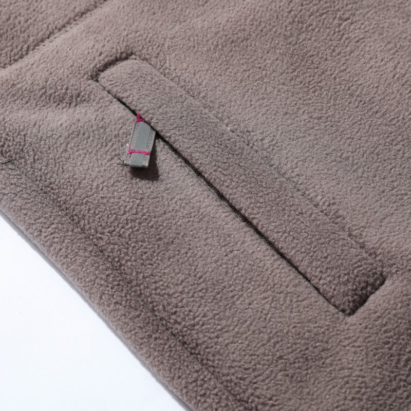 Men's Faux Fleece Hooded Jacket Double Faced Warm Winter Coat