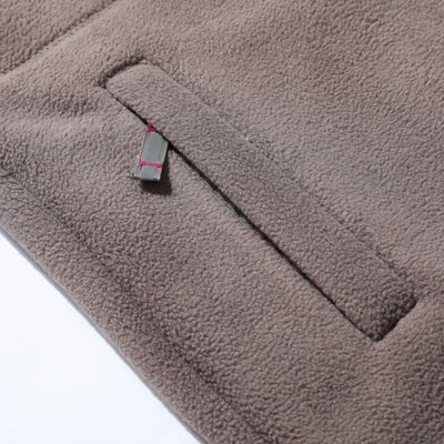 Men's Faux Fleece Hooded Jacket Double Faced Warm Winter Coat