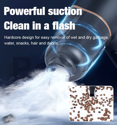 Cordless Vacuum Cleaner 3-in-1 Blower Vacuum Inflator For Home Car