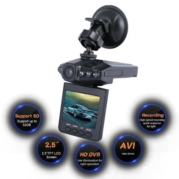 1080p HD Night Vision Dash Cam For Clear Driving Recording