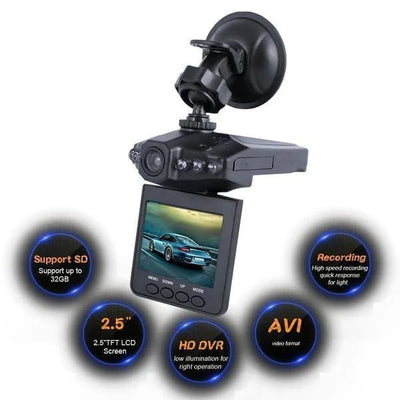1080p HD Night Vision Dash Cam For Clear Driving Recording