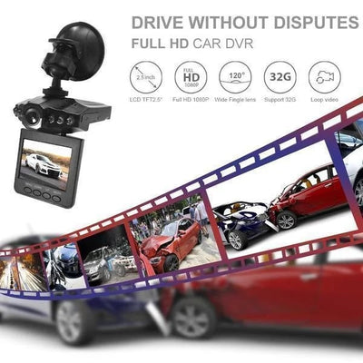 1080p HD Night Vision Dash Cam For Clear Driving Recording