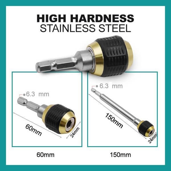 Quick-release Hexagon Drill Bit Coupling Adapter For Power Tools