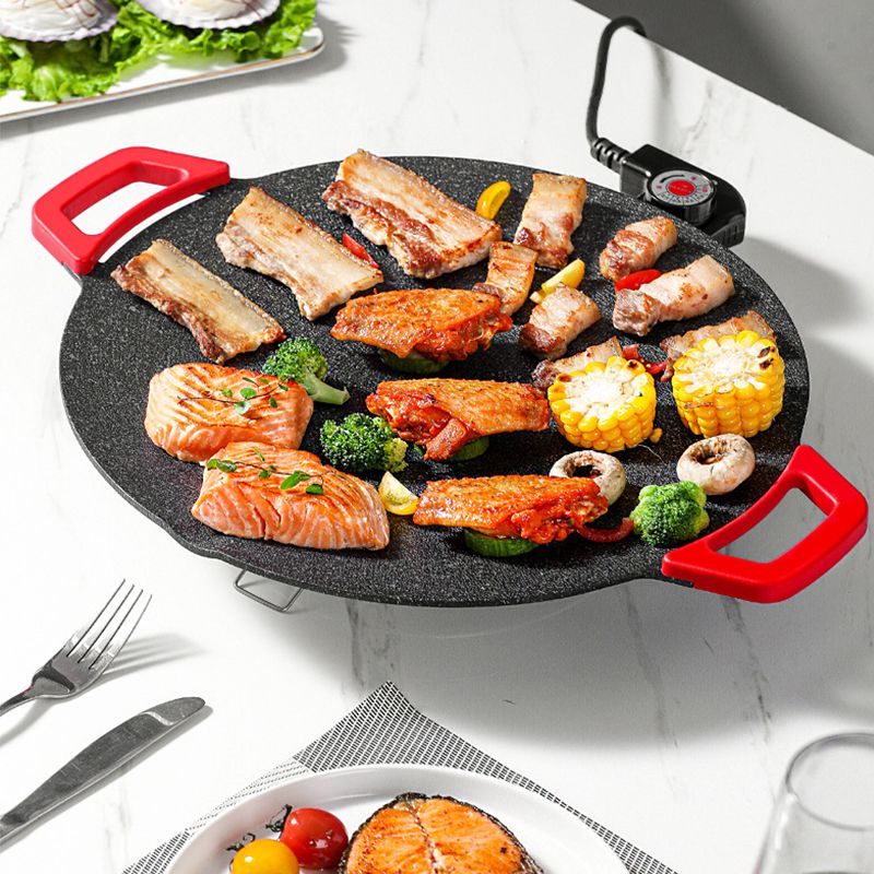 Indoor Electric Grill Pan Non Stick Surface For Easy Cooking
