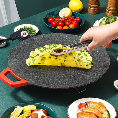 Indoor Electric Grill Pan Non Stick Surface For Easy Cooking