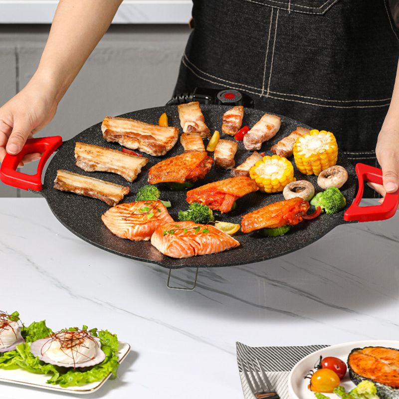 Indoor Electric Grill Pan Non Stick Surface For Easy Cooking