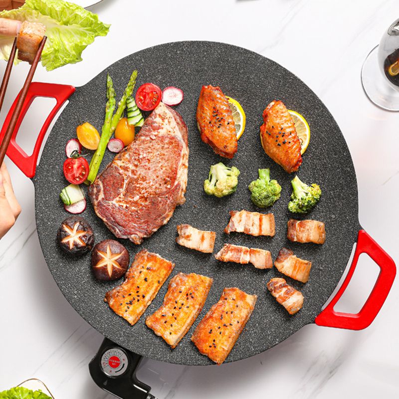Indoor Electric Grill Pan Non Stick Surface For Easy Cooking