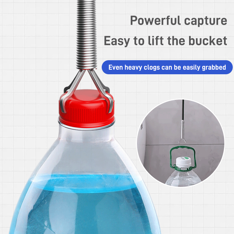 Four-Claw Household Sewer Unclogger Powerful Drain Cleaning Tool