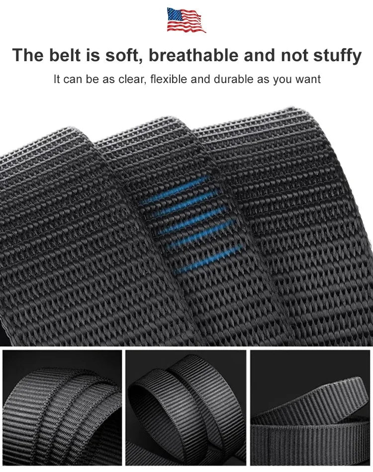 Pilot Tactical Belt Durable Military Style Heavy Duty Waist Belt