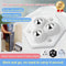 360° Rotating Casters With 3 Durable Smooth-Glide Balls