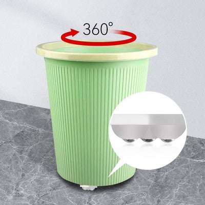 360° Rotating Casters With 3 Durable Smooth-Glide Balls