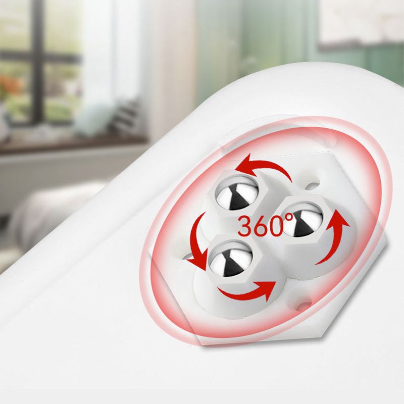 360° Rotating Casters With 3 Durable Smooth-Glide Balls