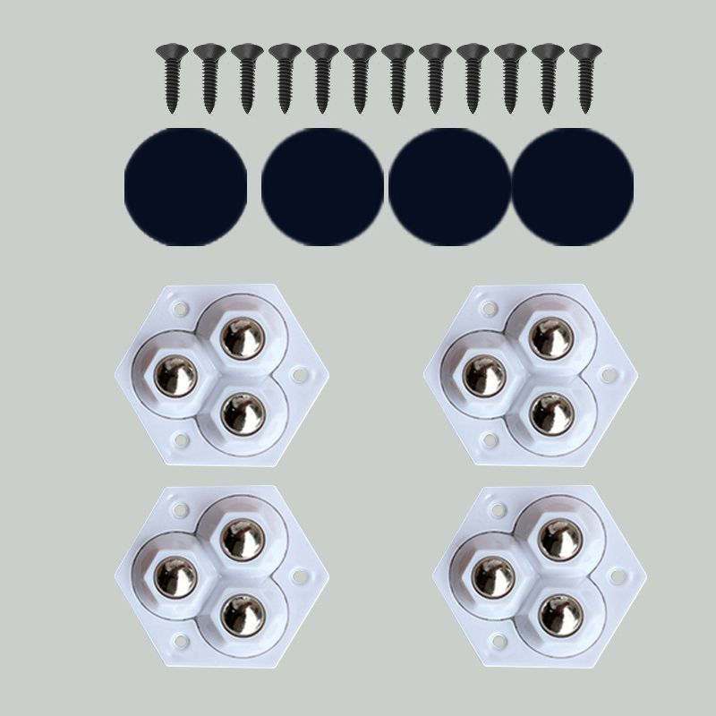 360° Rotating Casters With 3 Durable Smooth-Glide Balls