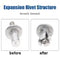 50pcs Knock-type Expansion Aluminum Alloy Rivets For Secure Fastening