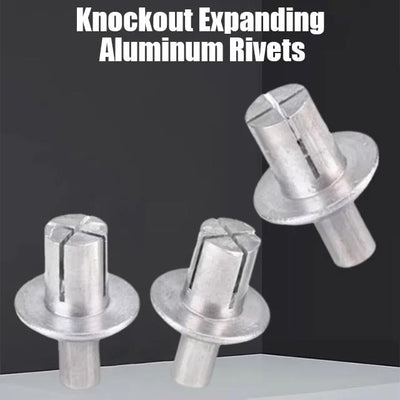 50pcs Knock-type Expansion Aluminum Alloy Rivets For Secure Fastening