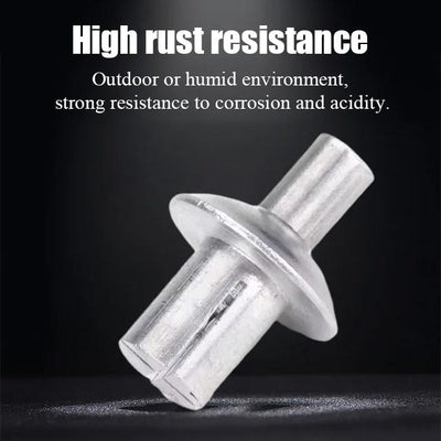 50pcs Knock-type Expansion Aluminum Alloy Rivets For Secure Fastening