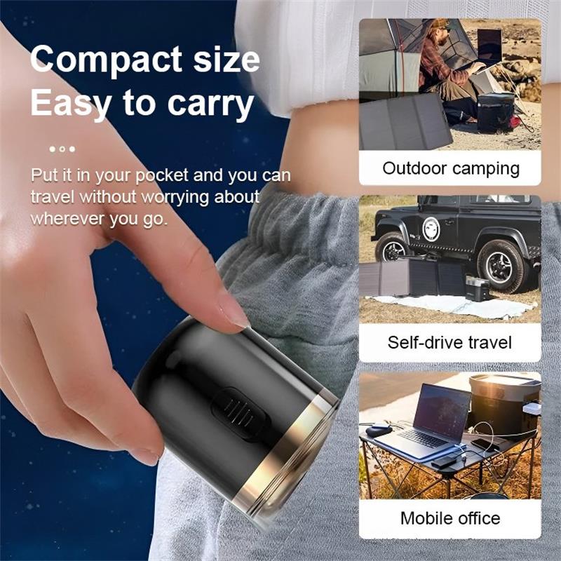 Mini Portable Electric Shaver Compact Travel Grooming Tool For Men
