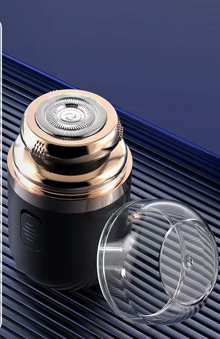 Mini Portable Electric Shaver Compact Travel Grooming Tool For Men