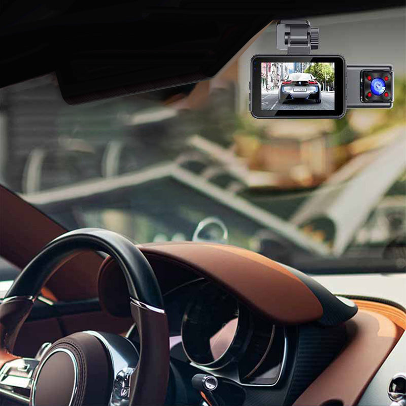 Vehicle Night Vision Dash Camera 3 Channel Recording System