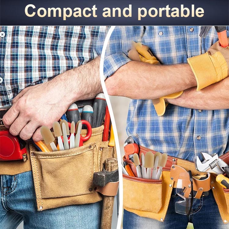 Extended Length Rubber Spatula Caulking Tool For Precise Application