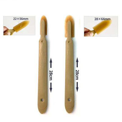 Extended Length Rubber Spatula Caulking Tool For Precise Application