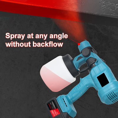 Wireless Electric Paint Sprayer Portable Cordless Spray Gun Tool