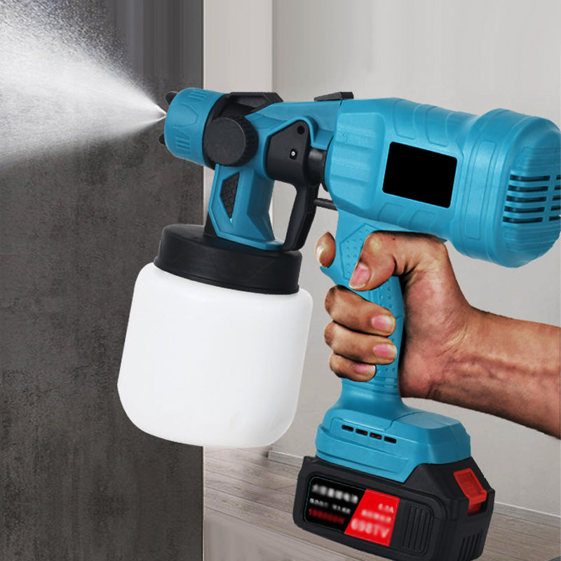 Wireless Electric Paint Sprayer Portable Cordless Spray Gun Tool