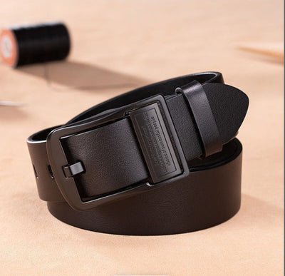 Men's Leather Belt Classic Business Style Genuine Leather Strap