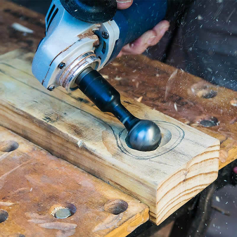 Burr Ball Grinder Bit Carbon Steel For Woodworking Tools