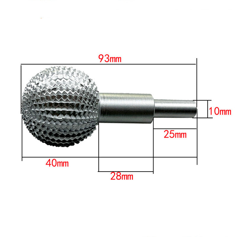 Burr Ball Grinder Bit Carbon Steel For Woodworking Tools
