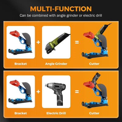 Angle Grinder Cutting Stand With Electric Drill Holder Durable Design