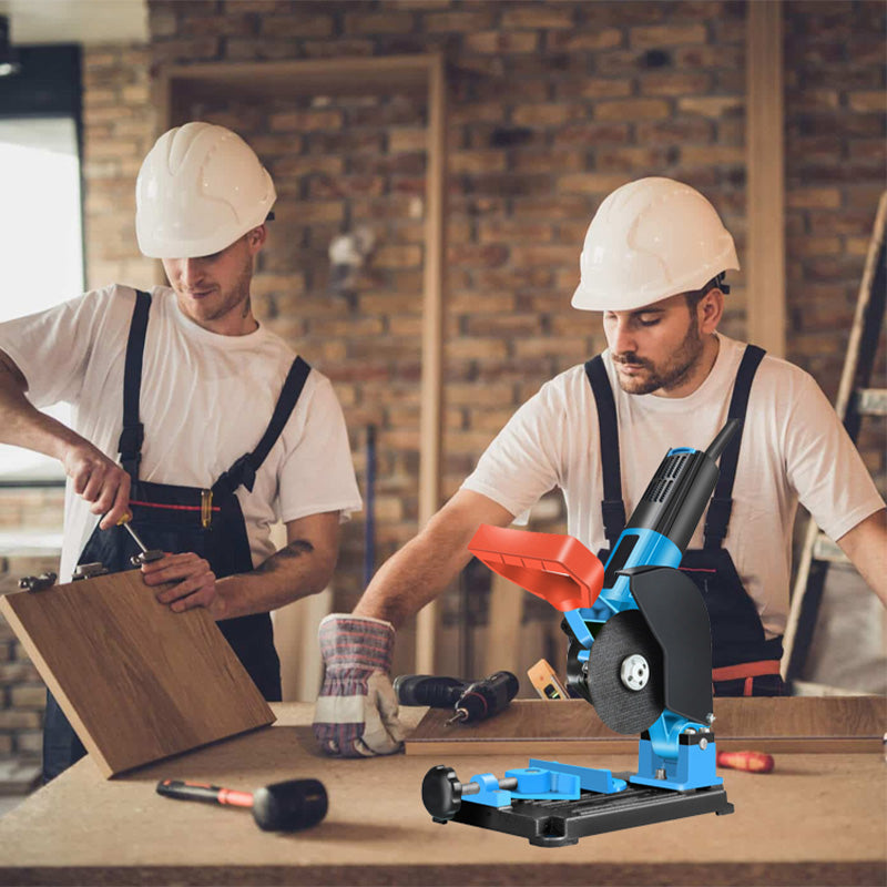 Angle Grinder Cutting Stand With Electric Drill Holder Durable Design